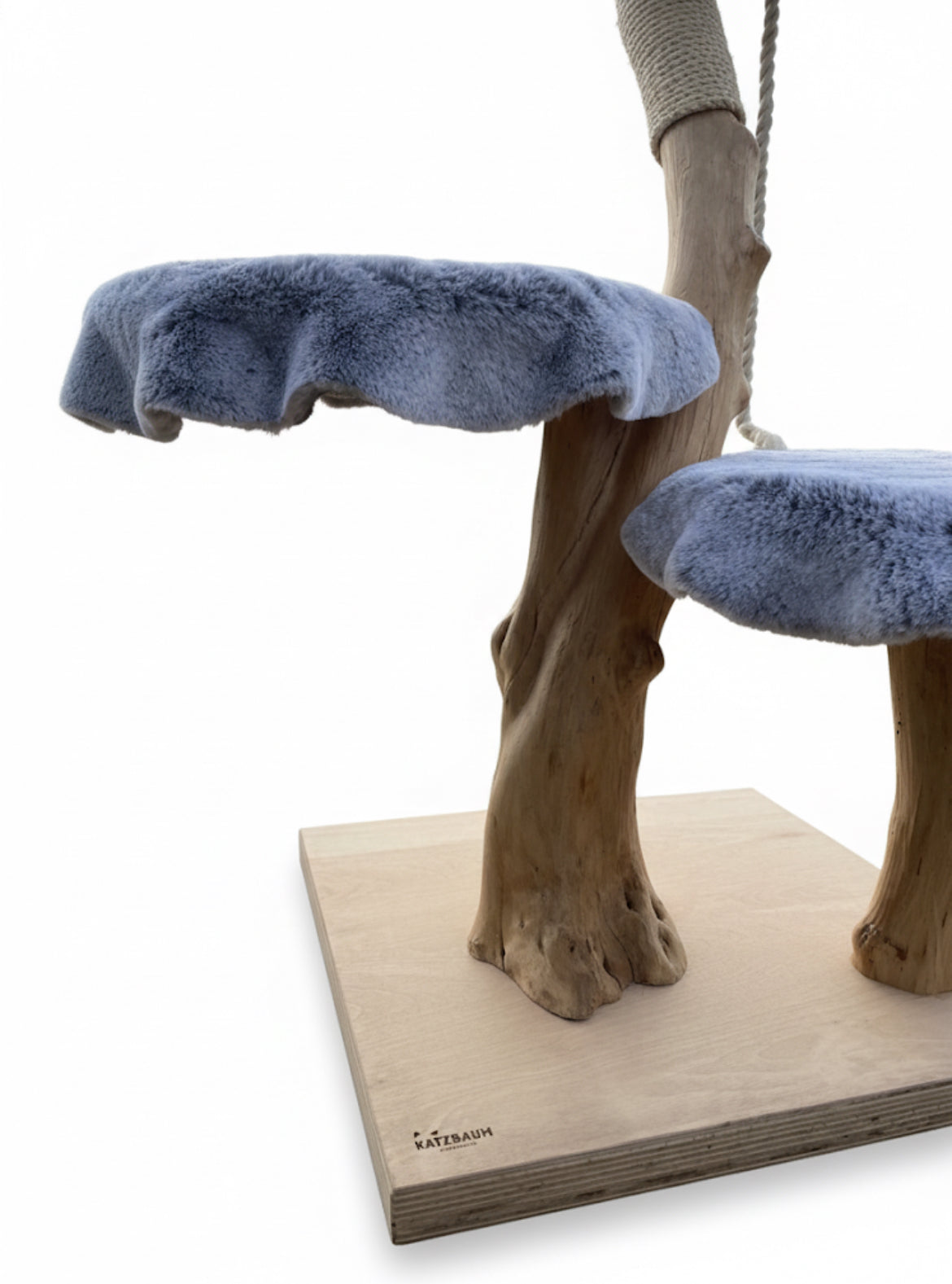 Katzbaum Manufaktur Baden-Baden. www.katzbaum-manufaktur.de, Naturkratzbaum, massiv, handarbeit, Unikat, Kratzbaum Naturholz