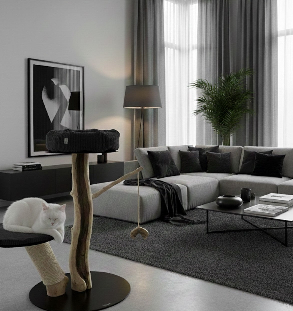 katzbaum manufaktur, www.katzbaum-manufaktur.de, Handgefertigter Kratzstamm aus Naturholz – ein einzigartiges Unikat für Ihre Katze, perfekt zum Kratzen und Klettern. Katzbaum Manufaktur Baden-Baden. www.katzbaum-manufaktur.de, Naturkratzbaum, massiv, handarbeit, Unikat, Kratzstamm, Kratzbaum, Naturholz, Katzenhängematte, Katzenhöhle, Liegemulde, Katze, katzbaum manufaktur, www.katzbaum-manufaktur.de